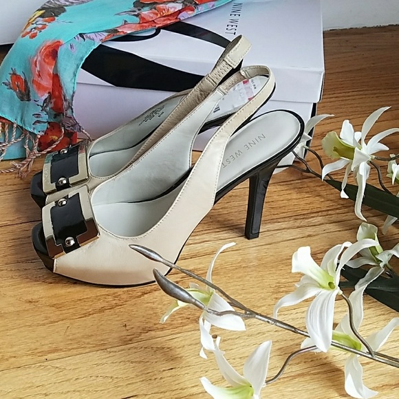 New Nine West Slingback Heels - Picture 2 of 6